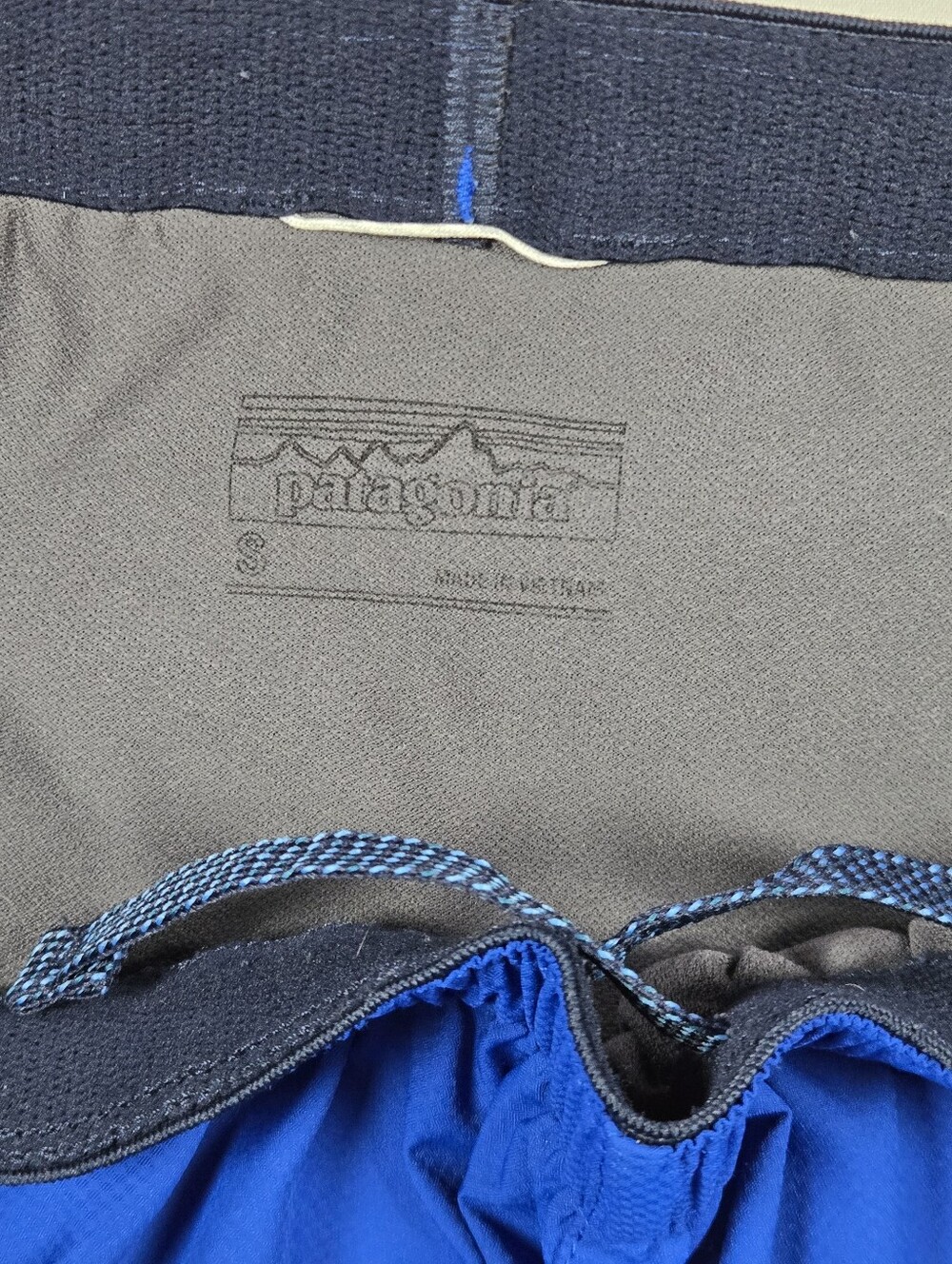 Patagonia Men's Strider Running Shorts Royal Blue Lined Size Small - Picture 6 of 9